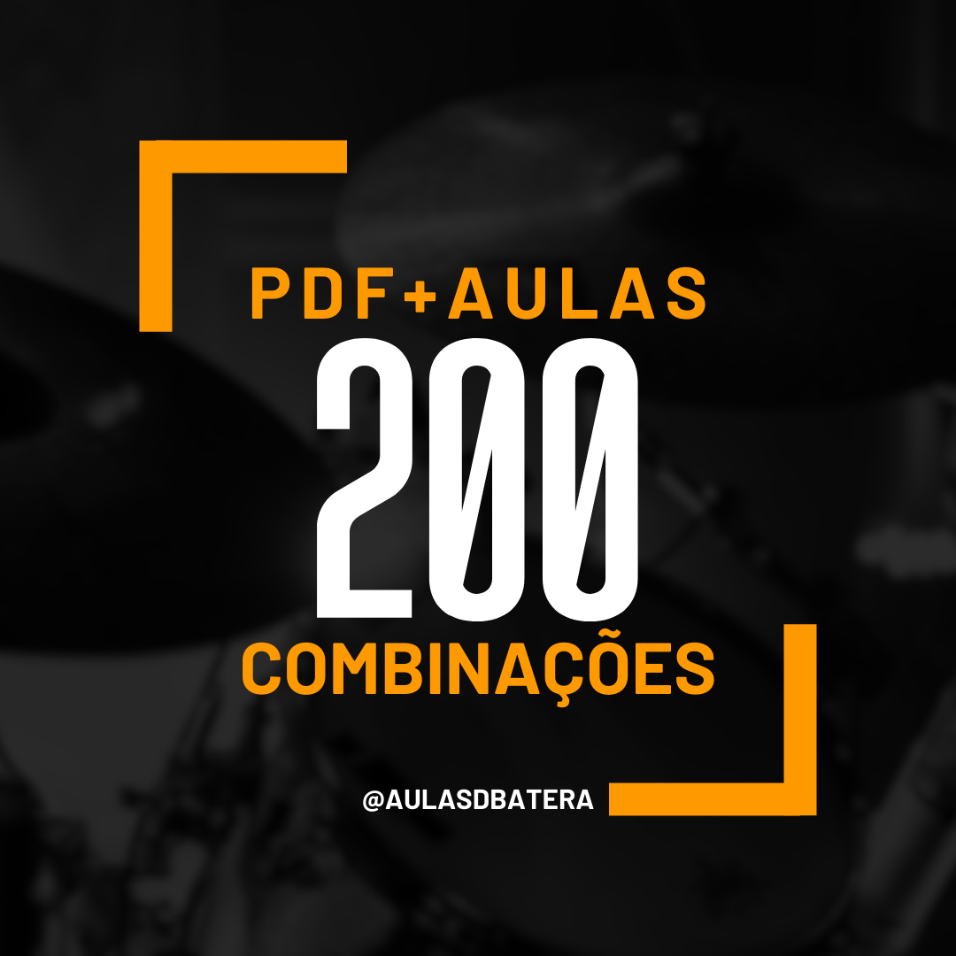 curso de combinações de caixa em bumbo para bateria