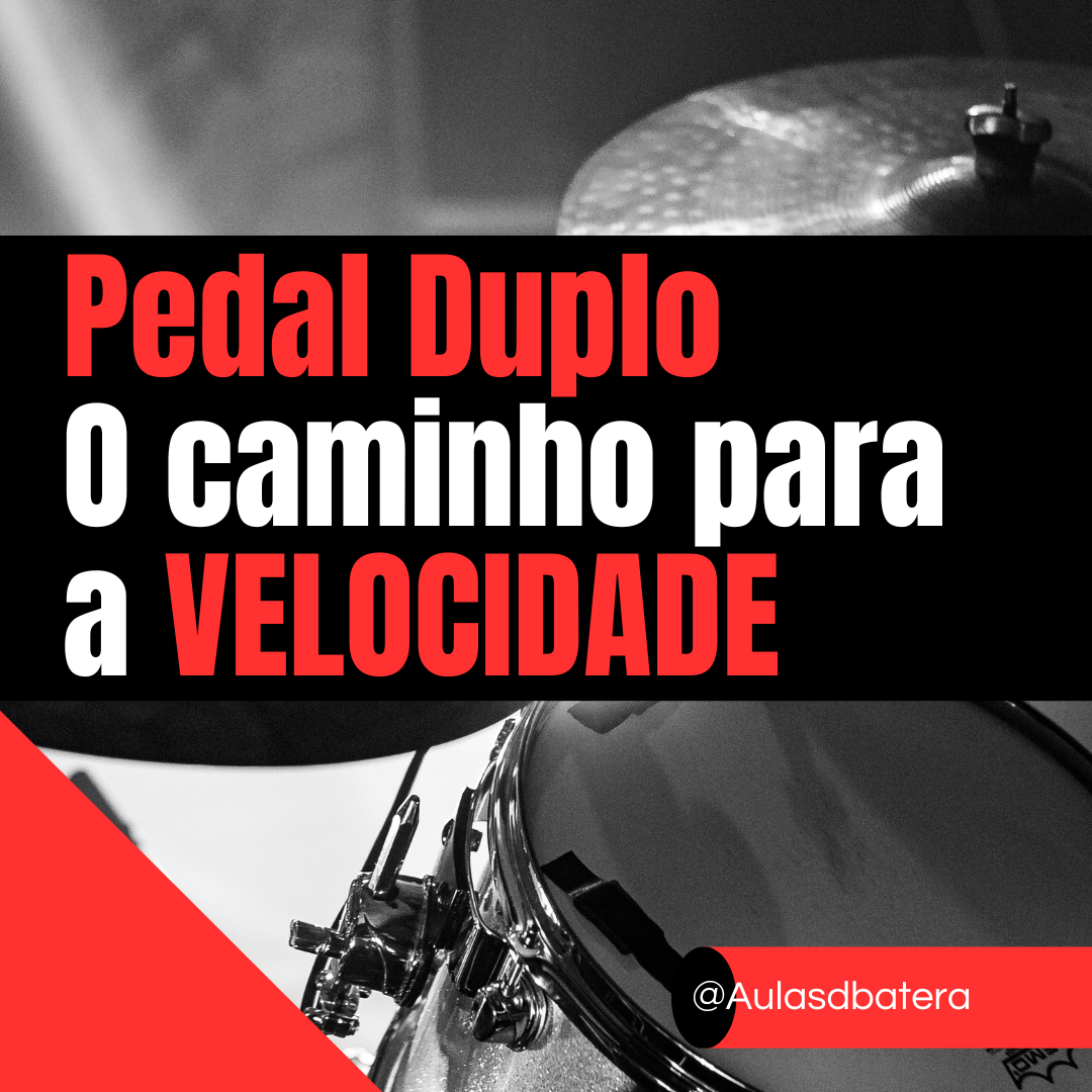 curso de pedal duplo para bateria